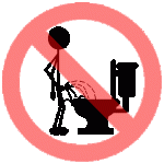 unhealthy pee or urinate by standing