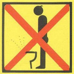 unhealthy pee or urinate by standing